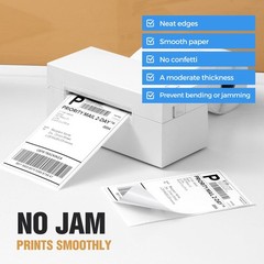 4″ x 6″ Direct Thermal Labels 2500 Thermal Label Stickers Commercial 10 Rolls…