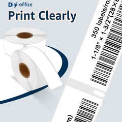 12Rolls Address 350 Labels 30252 For Dymo LabelWriter 450 Duo 1-1/8″ x 3-1/2″