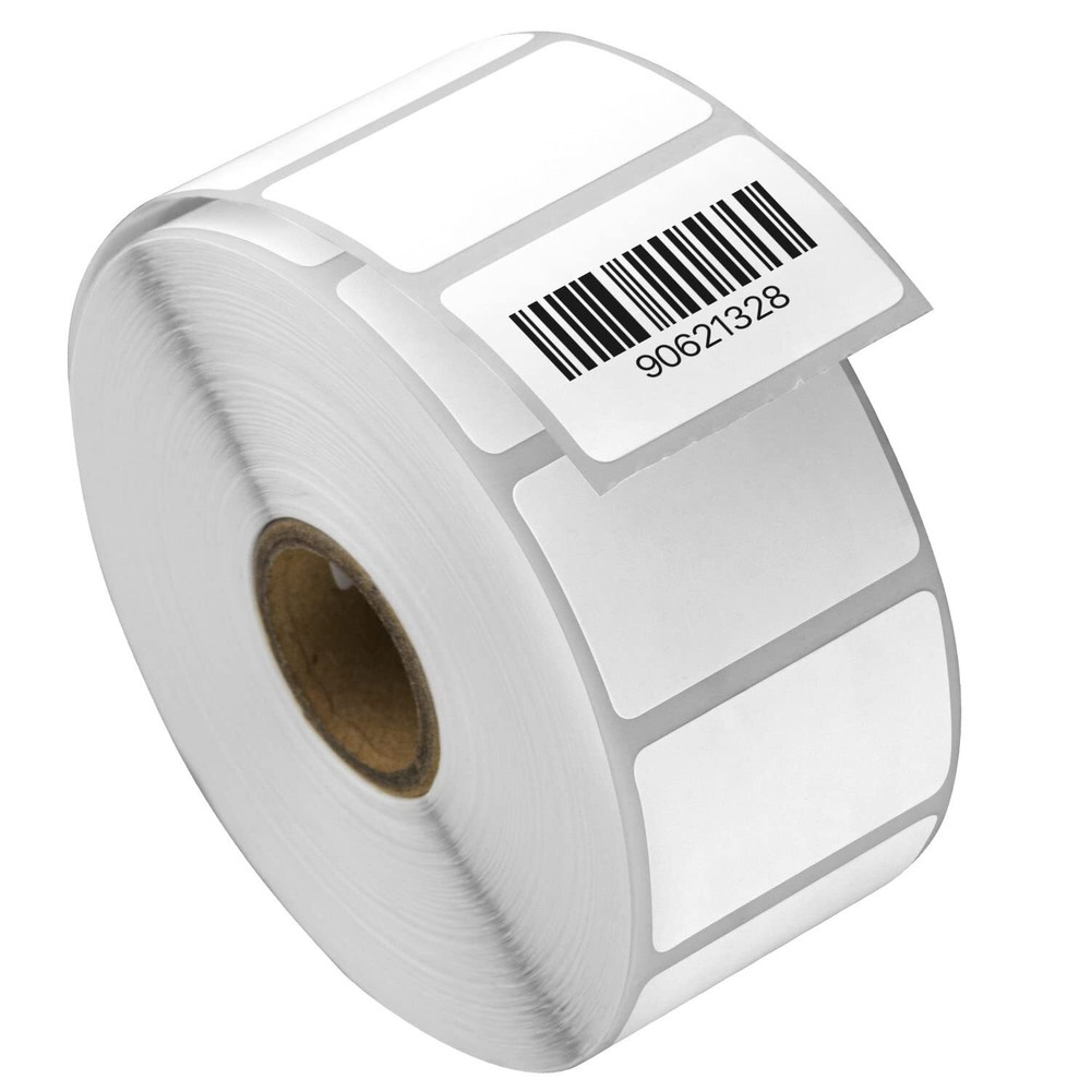 1.5″ x 1″ Thermal Labels – Rollo/Zebra Compatible, Adhesive, 4 Rolls (1380/Roll)