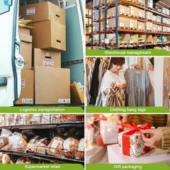 2″x1″ Direct Thermal Labels 1300/Roll Barcode FNSKU / UPC/ FBA for Zebra & Rollo