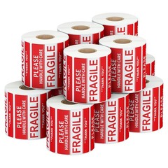 3 x 2 inch Handle with Care Fragile Thank You Warning Packing Shipping Label …