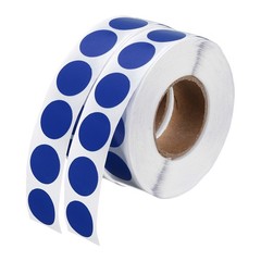 2000Pcs Colored Dots Stickers, 1/2″ Adhesive Round Polka Coding Labels Dark Blue