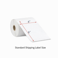 4×6 Thermal Shipping Labels 1000 Count | 4 Rolls | Zebra ZP450 Compatible