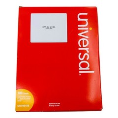 600 Labels Universal 3-1/3″ x 4″ Shipping Labels Laser/Inkjet Printers White