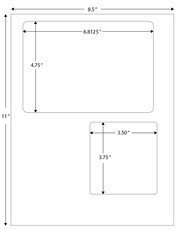 1000 Laser /Ink Jet Labels Click-N-Ship with Peel Off Receipt -Perfect for USPS!