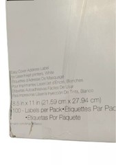Amazonbasics Easy Cover Address Label For Laser/ink Jet Printer