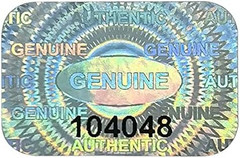 300 Pcs Tamper Proof Hologram Stickers Silver High Security Tamper Evident Warra
