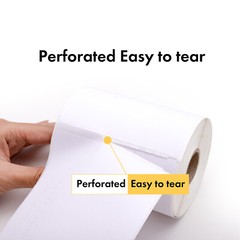 DYMO LW 30256-S ; (8) Rolls of 300 POLYPROPYLENE SYNTHETIC WATERPROOF Labels