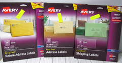 Easy Peel Shipping Return Address Labels Clear Inkjet Pop Up Edge Avery W