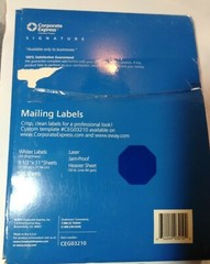 Mailing Labels Laser 4 x 1 1/3 Corporate Express Signature 1400 Labels White