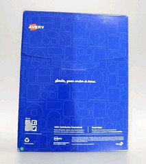 Avery Presta 94207 2×4 Labels Trueblock Matte WhitePaper 100 sheets 1000 labels