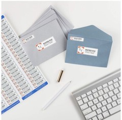 New Box of 2000 Avery 8167/5167/5267 Return Address Shipping Labels 1/2″x 1 3/4″