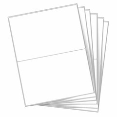200-5000 Premium Half Sheet Address Shipping Labels 8.5×5.5 Blank Self Adhesive