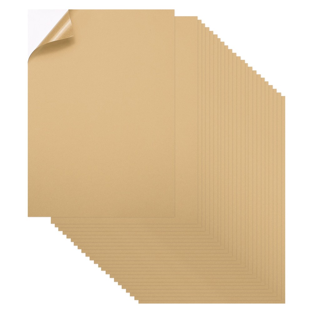 Printable Sticker Paper 50 Sheets 8″x12″ A4 Self Adhesive Dark Brown