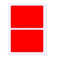 12 Sheets/Pack Color Coding Labels Rectangular Moving Labels Moving Sticker
