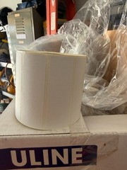 S-8000 ULINE 3″ X 1″ THERMAL LABELS 12 ROLLS NEW OPEN BOX