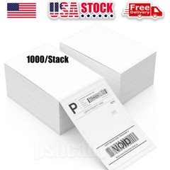 2000 4″ x 6″ Fanfold Direct Thermal Shipping Labels for Zebra and Rollo Printers