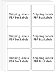 Printable Sticker Paper, 3-1/3″ X 4″ Shipping Address Labels 180 Blank Mailing L