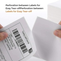 1000 4 X 6 Direct Thermal Fanfolded Labels 1 000 Labels per Fanfold Stack