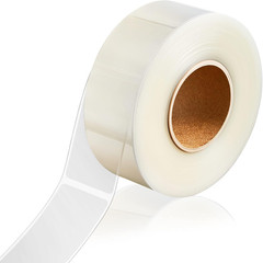 500 Pcs Label Protector Back to School Clear Labels Stickers Wafer Seals