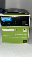 DYMO 30327 LabelWriter 1-UP File Folder Labels 9/16 x 3 7/16 White 130/Roll x 2