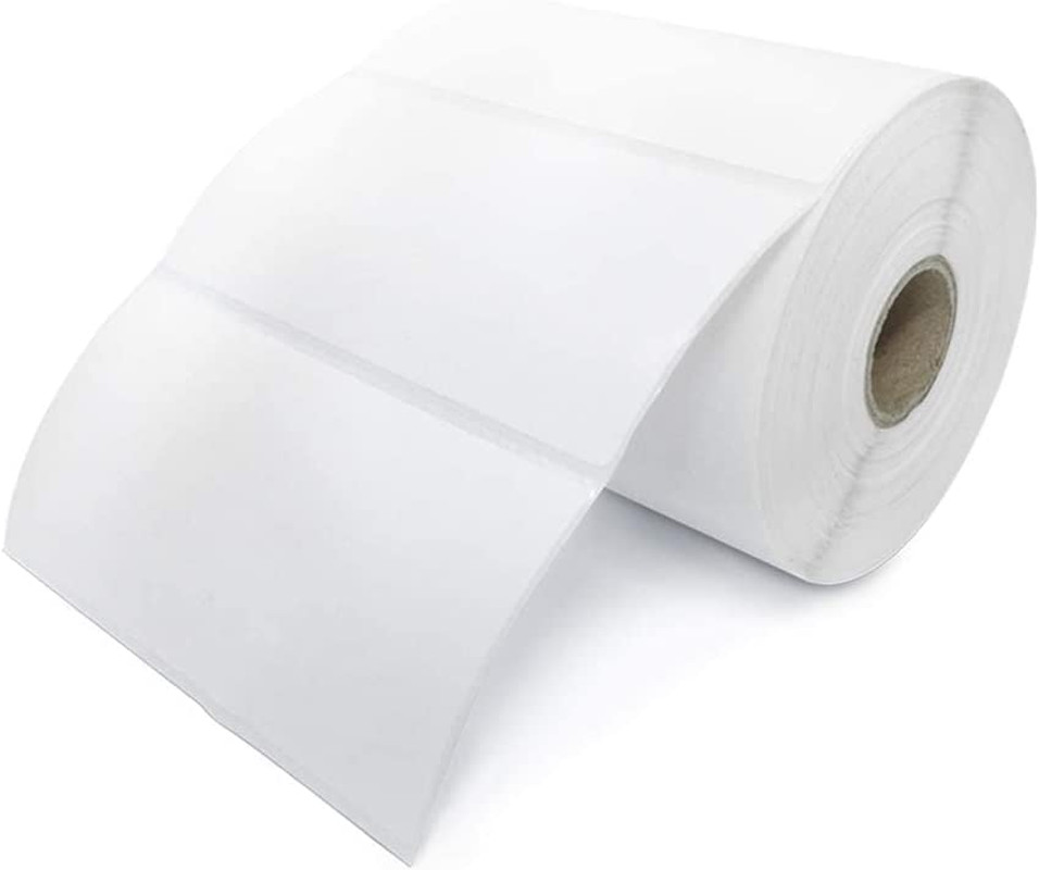 Essential 4″X2″ Direct Thermal Barcode Labels, Shipping Labels, 750 Labels of Ro