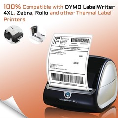 8 Rolls 4XL Labels 4″x6″ Direct Thermal Shipping Label Compatible with LabelW…