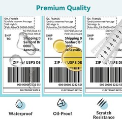 500-1000 Direct Thermal Shipping Labels 4″x6″ for Zebra, Rollo, MUNBYN,MFLABEL