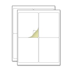 40 Sheets, 4″ x 5″ – Large Printable Shipping Labels, for Laser/Inkjet Printers