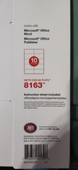 Office Depot 2 In X 4 In Shipping Labels 250 Labels Brand New