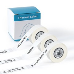 D110 Label Tape Fits Niimbot D11/D110 N12 14x50mm Laminated Office White 3 PCS