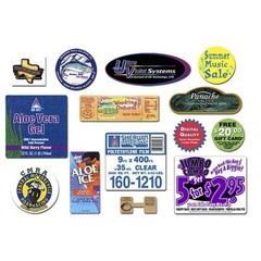 500 FULL COLOUR Printed (63×38) Self Adhesive/sticky Paper Labels CUSTOM PRINTED