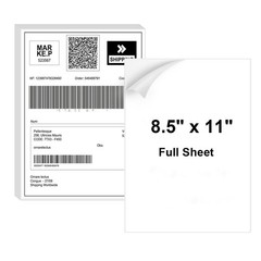 Full Sheet 8.5″ x 11″ Address Shipping Labels Self Adhesive for Laser & Ink Jet