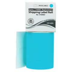 DYMO LW 1744907 BLUE 4XL 4×6 4″x6″ – (15) Rolls All-Purpose Labels – FREE SHIP