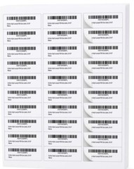 50 Sheets 1500 Labels FBA 1 x 2 5/8 Address Mailing Labels 30 UP 1 x 2.625