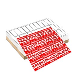 1″x2-5/8″ 30 UP Mailing Labels Address Shipping Stickers – Inkjet Laser Printer