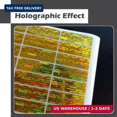 380pcs Hologram Tamper Proof Stickers Security Labels Genuine Warranty Void Seal