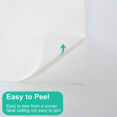 Papel Pegatina 30 Hojas Etiquetas Blancas Mate 8.5 X 11 Impresion Laser E Inkjet