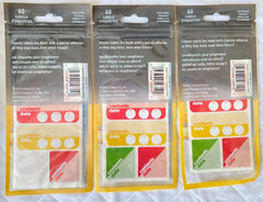 Crazy But It Works by Jokari Sticker Freezer Labels 2 Packs NEW
