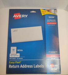Lot Of 3 Packs Of Avery Labels Shipping, Address, Return Peel And Stick Labels