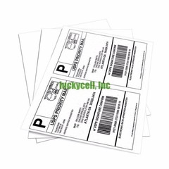 Labels 8.5×5.5 400 Shipping 8.5×5.5 Half-Sheet Self Adhesive Wood Free Paper