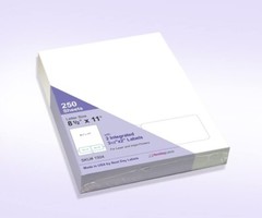 8-1/2″ x 11 24# Integrated Label Form with 2 Labels of 3-1/2 x 1-1/2″ Each (500)