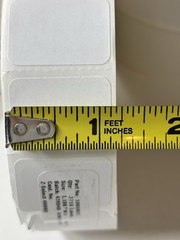 1.2″ X .85″ Thermal White Labels 6 Rolls Zebra Part No 10010037 Z-Select 4000D