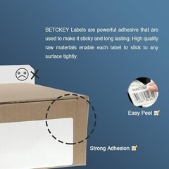 BETCKEY – Compatible Continuous Labels Replacement for Brother DK-2205 (2.4 in x