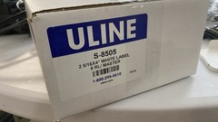 Case Of 8 Sealed NEW ULINE Shipping Labels 2 5/6″ X 4″ (300 Labels/Roll) S-8505